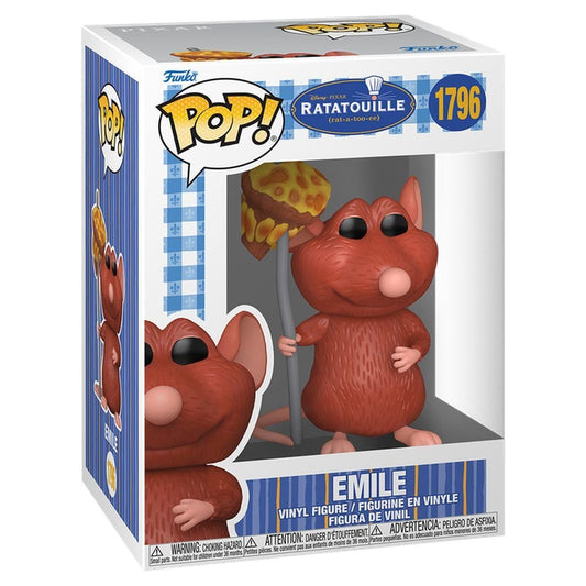 LANZAMIENTO 30/10/2026 | Figura POP Disney Pixar Ratatouille Emile with Mushroom