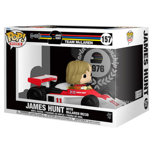 LANZAMIENTO 30/10/2026 | Figura POP Rides Super Deluxe Racing James Hunt with McLaren M23D