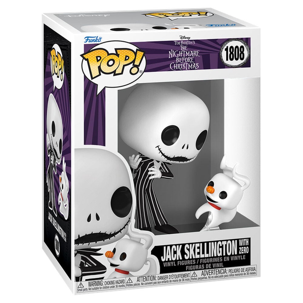 LANZAMIENTO 30/10/2026 | Figura POP & Buddy Disney The Nightmare Before Christmas Jack Skellington with Zero