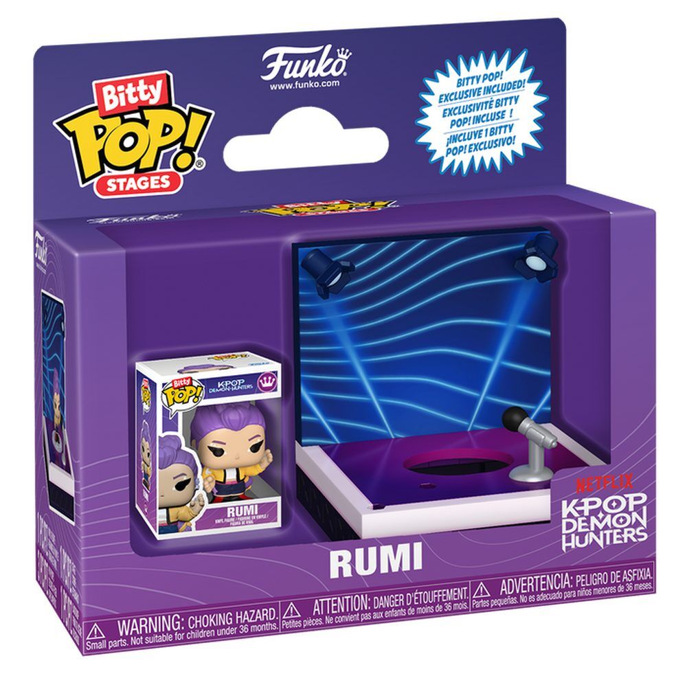 LANZAMIENTO 30/10/2026 | Figura Bitty Pop Stages Kpop Demon Hunters Rumi