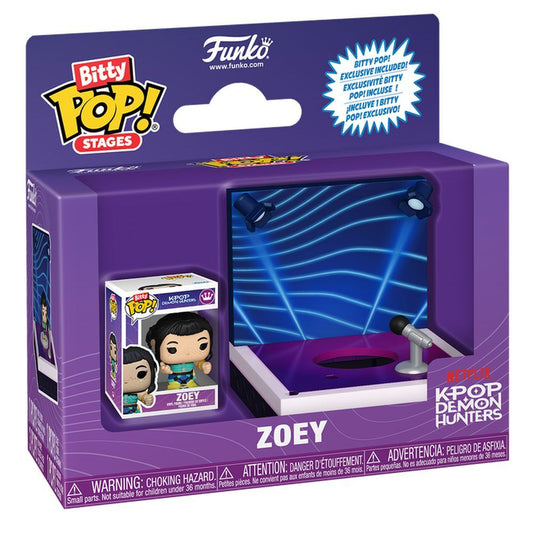 LANZAMIENTO 30/10/2026 | Figura Bitty Pop Stages Kpop Demon Hunters Zoey