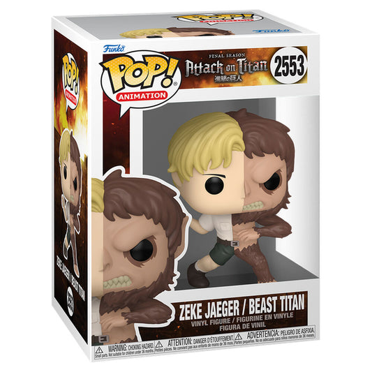 LANZAMIENTO 30/11/2026 | Figura POP Attack on Titan Zeke Jaeger / Beast Titan