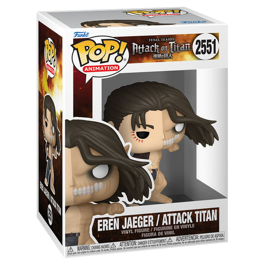 LANZAMIENTO 30/11/2026 | Figura POP Attack on Titan Eren Jaeger / Attack Titan