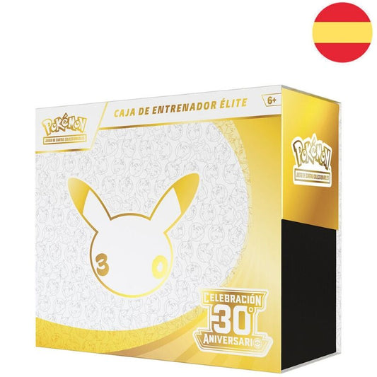 Estuche Entrenador Elite 30th Aniversario cartas Pokemon Español