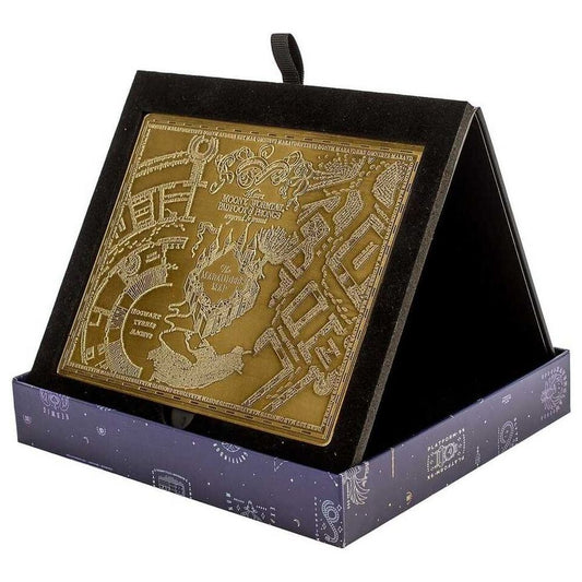 Replica Placa metal Mapa del Merodeador Harry Potter 15cm