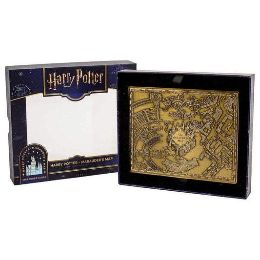 Replica Placa metal Mapa del Merodeador Harry Potter 15cm