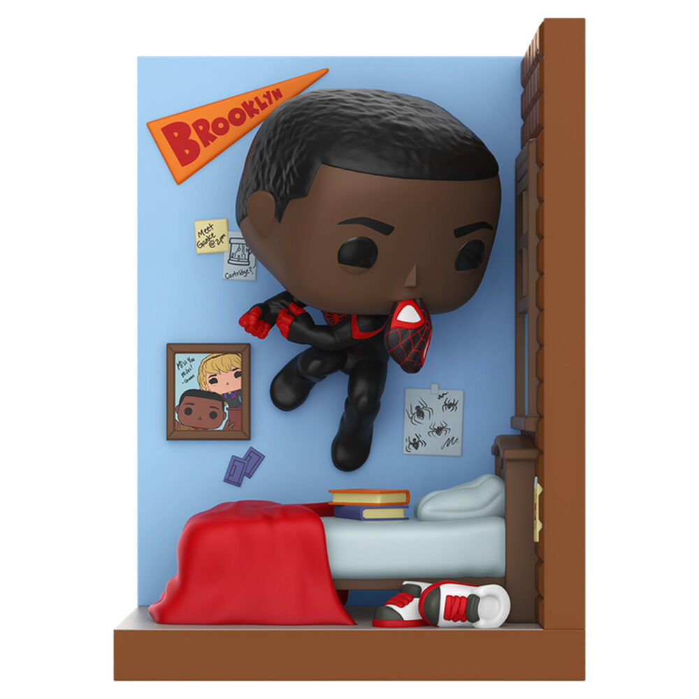 LANZAMIENTO 30/11/2026 | Figura POP Nooks Marvel Miles Morales in Bedroom