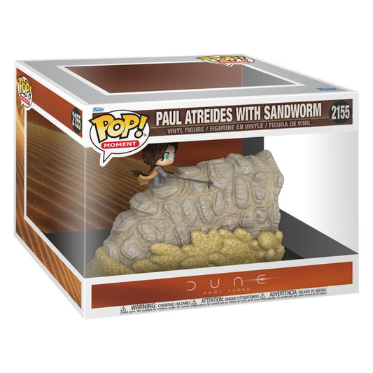 LANZAMIENTO 30/11/2026 | Figura POP Dune Part Three Moment Paul Atreides with Sandworm