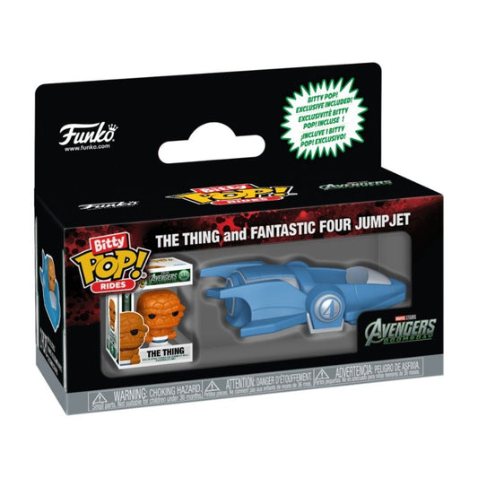 LANZAMIENTO 30/11/2026 | Figura Bitty POP Ride Marvel Studios Avengers Doomsday The Thing And Fantastic Four Jump Jet