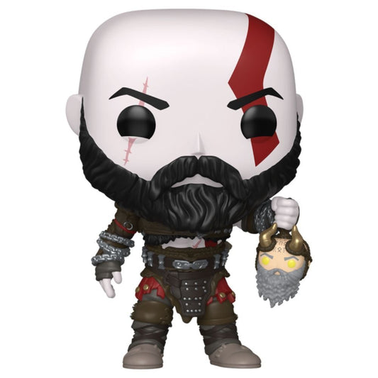 LANZAMIENTO 30/11/2026 | Figura POP God of War Kratos with Mimirs Head