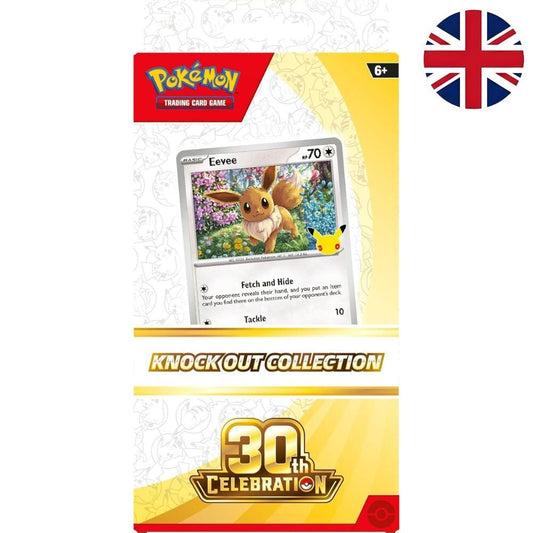 Juego cartas coleccionables Knock Out Collection 30th Aniversario Pokemon Ingles