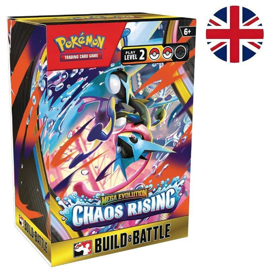 Juego cartas Booster Bundle Chaos Rising Build & Battle Box Pokemon Ingles